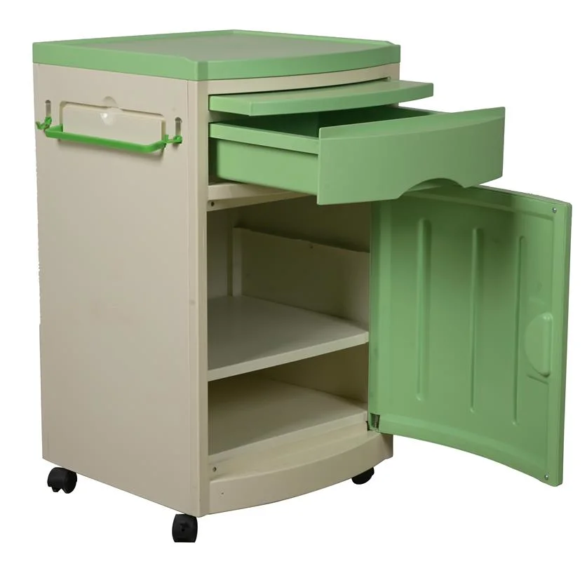 ABS Plastic Hospital Furniture Hospital Bedside Cabinet