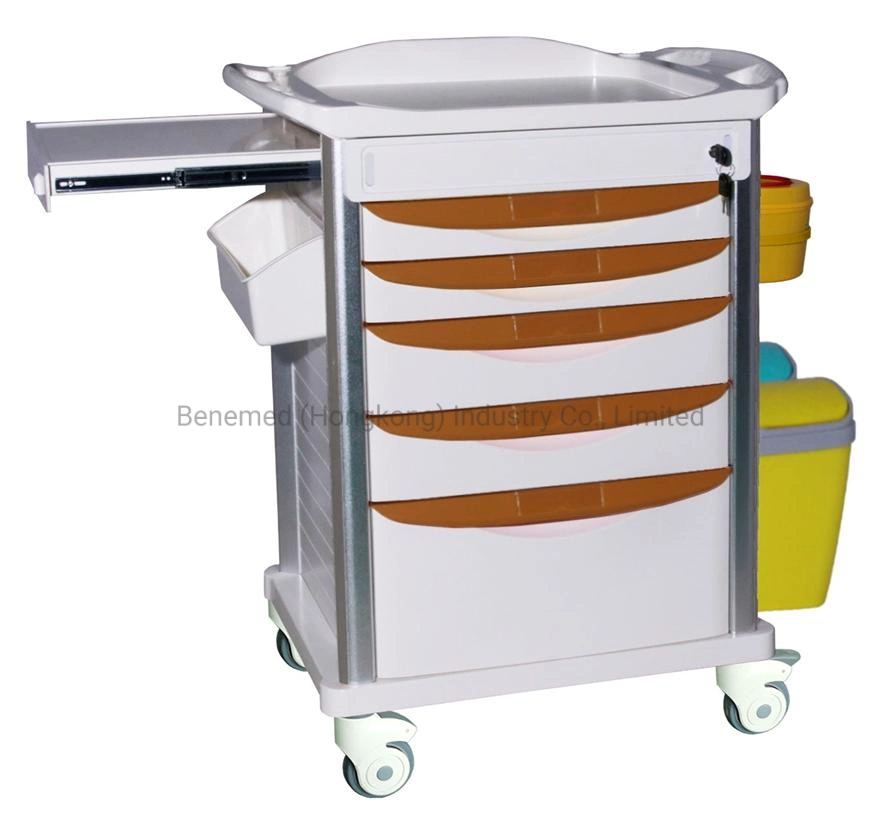 High Quality Hospital Equipment ABS Drug Trolly Bm-Mt007