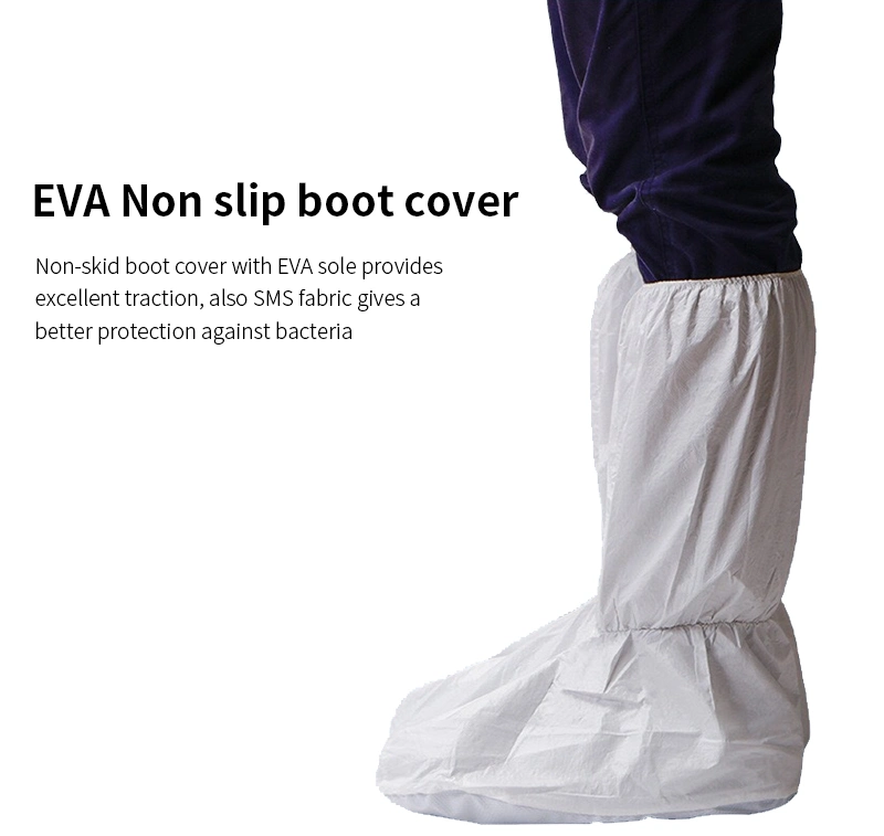 Non-Slip Disposable Industry/Cleanroom/Lab PP+PP Shoe Cover/Boot Cover