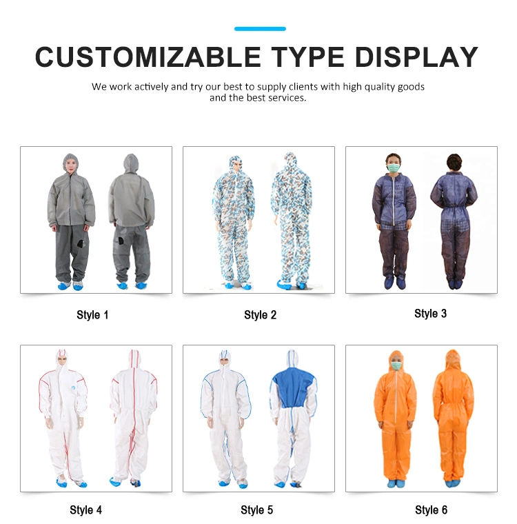 Disposable Coverall Protective Gowns, Medical Protective Suit Disposable Protective Clothing for Surgical