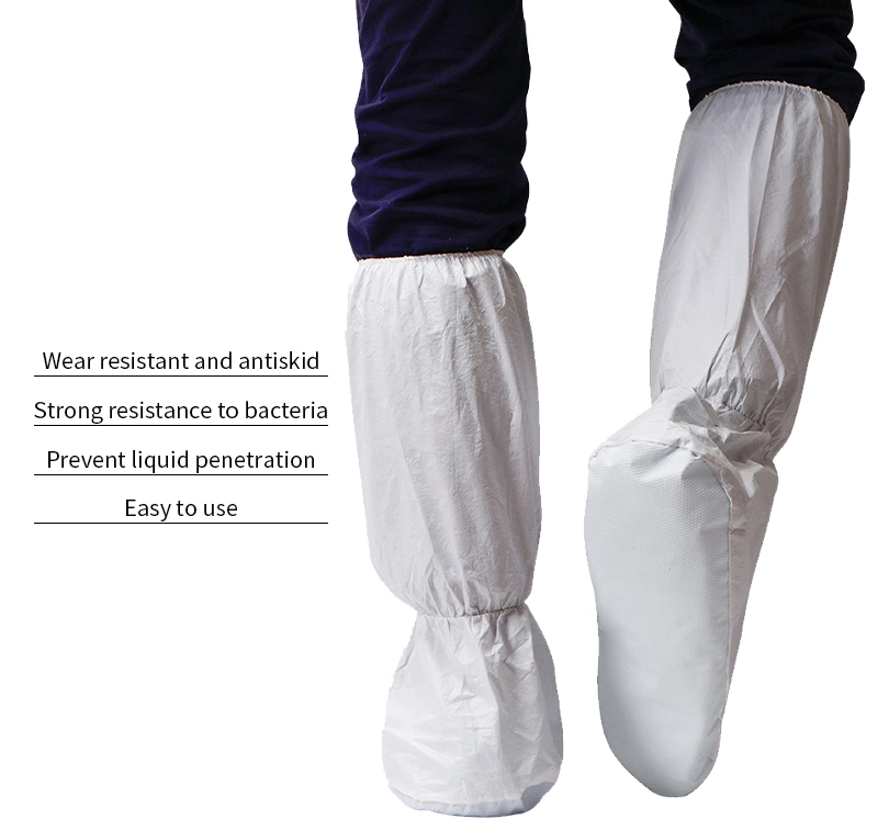 Non-Slip Disposable Industry/Cleanroom/Lab PP+PP Shoe Cover/Boot Cover