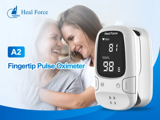 Kostenlose Probe Heal Force Guter Preis Oximeter CE Sauerstoffoximeter Fingerspitzen-Pulsoximeter Fingerspitzen-Pulsoximeter