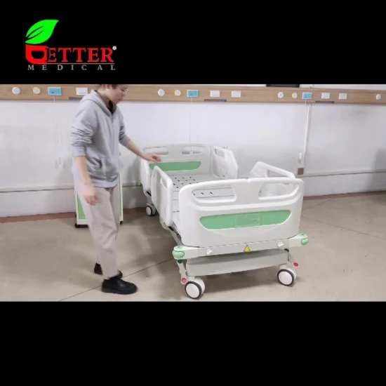 Elektrisches medizinisches Bett von Hospital Products mit 3 Motoren und PP-Seitenschienen